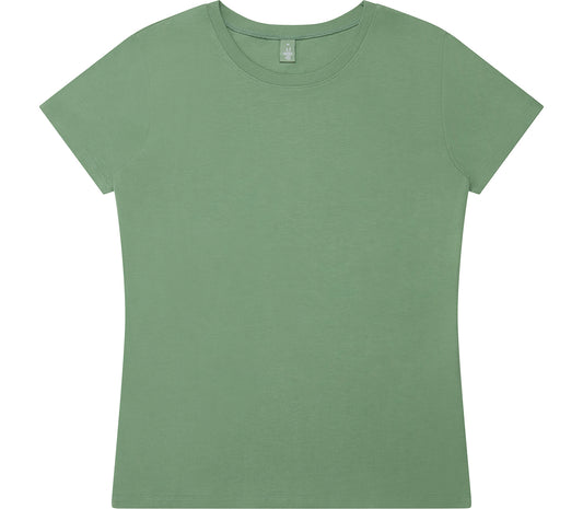 Women's Fit Bamboo Jersey T-shirt - Bamboo Green - XL