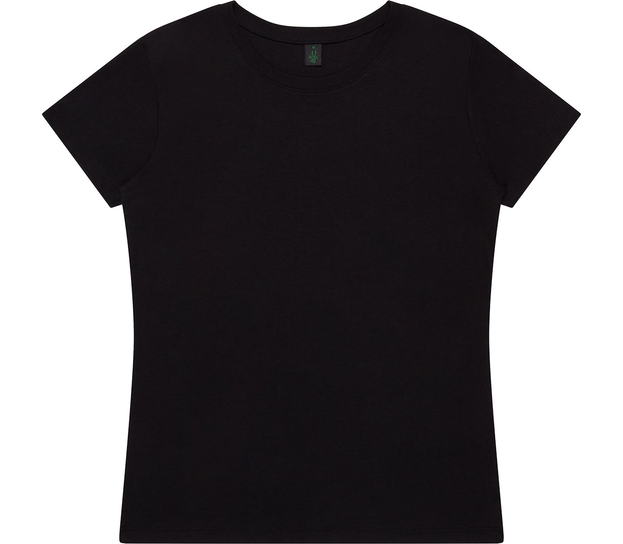 Women's Fit Bamboo Jersey T-shirt - Black - XL