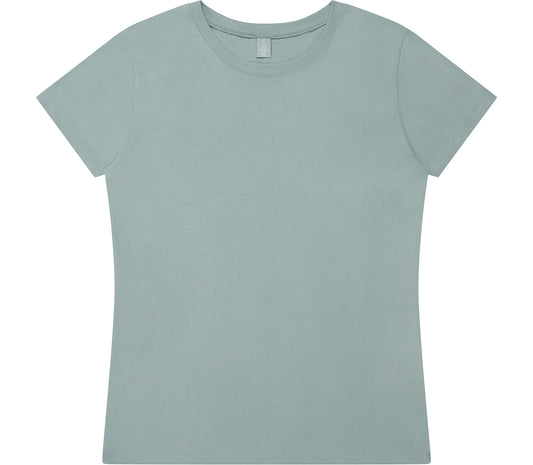 Women's Fit Bamboo Jersey T-shirt - Light Grey - L