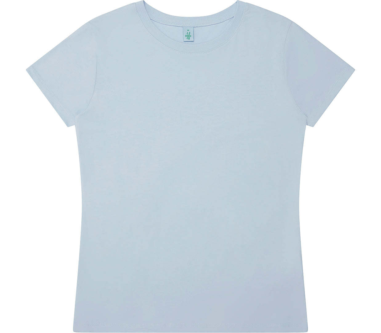 Women's Fit Bamboo Jersey T-shirt - Pastel Blue - M