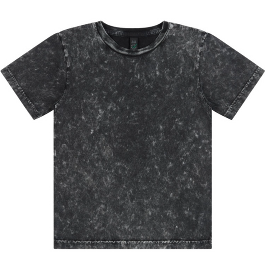 Earth Positive Children's T-shirt - Acid Black - L