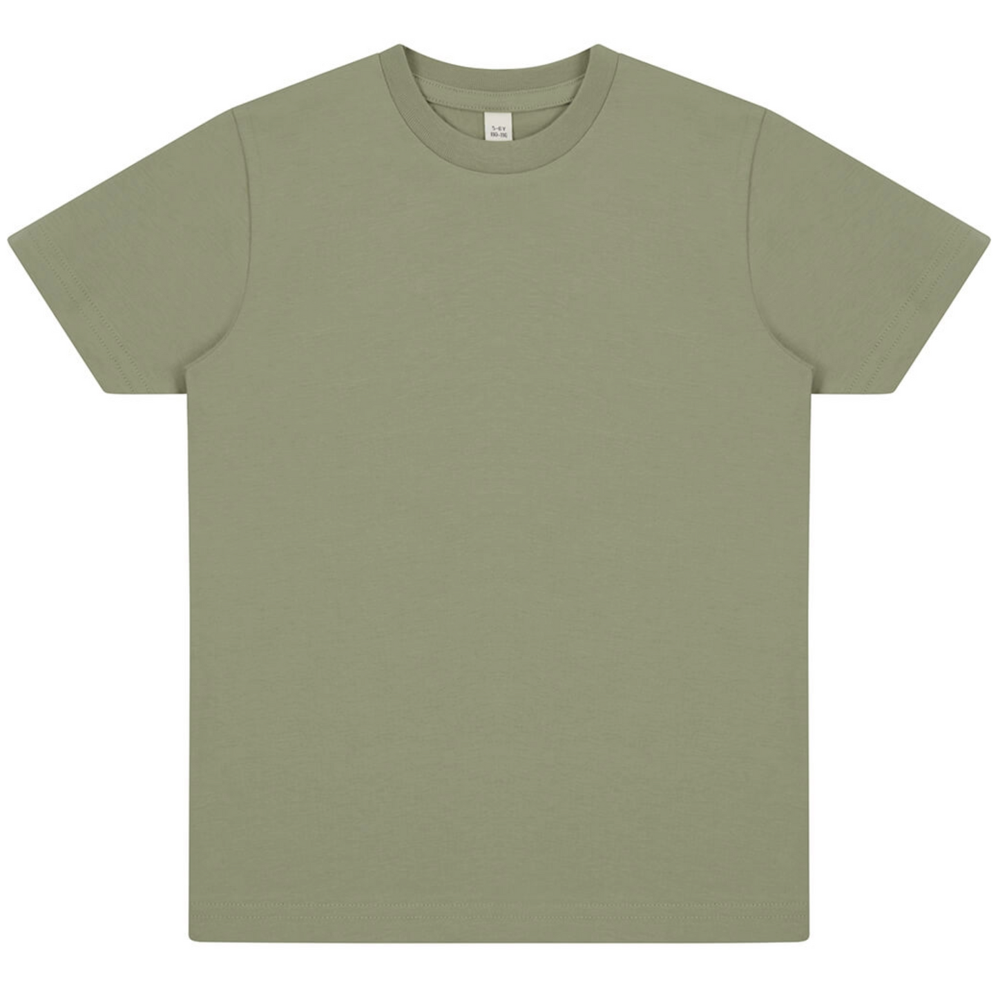 Earth Positive Children's T-shirt - Light Olive - M