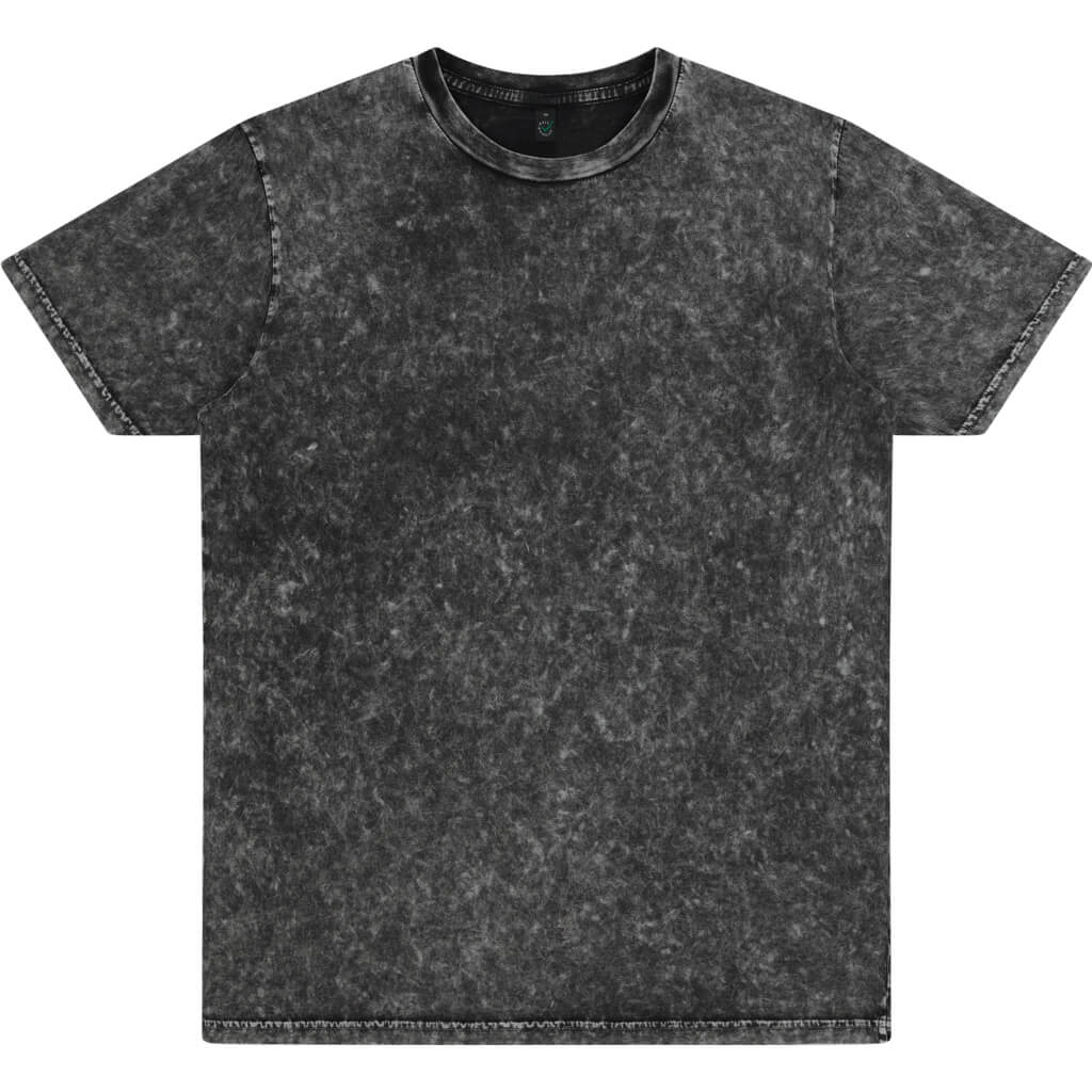 EARTH POSITIVE JERSEY T-SHIRT - ACID BLACK - XS