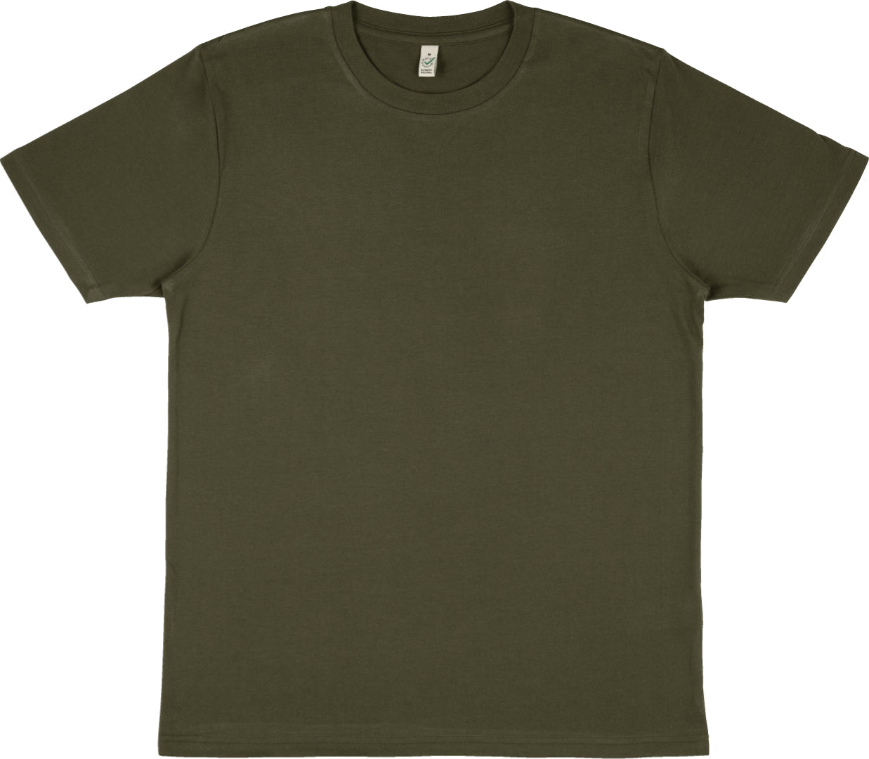 Earth Positive Jersey T-shirt - Moss Green - L