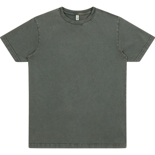 Earth Positive Jersey T-shirt - Stone Washed Green - M