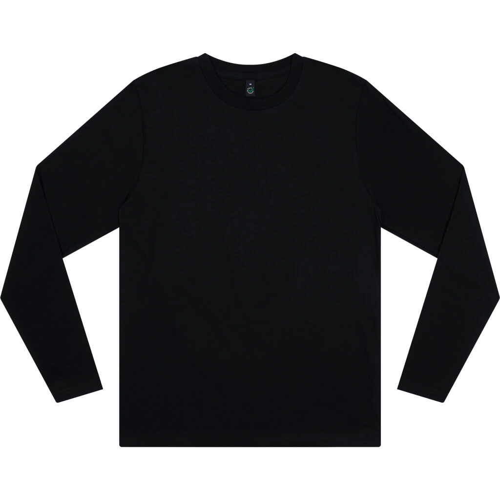 Earth Positive Long Sleeve T-shirt - Black - XS