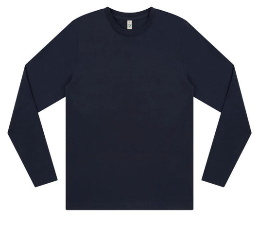 Earth Positive Long Sleeve T-shirt - French Navy - 2XL