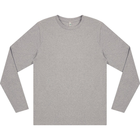 Earth Positive Long Sleeve T-shirt - Light Heather - 2XL