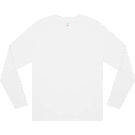 Earth Positive Long Sleeve T-shirt - White - XS