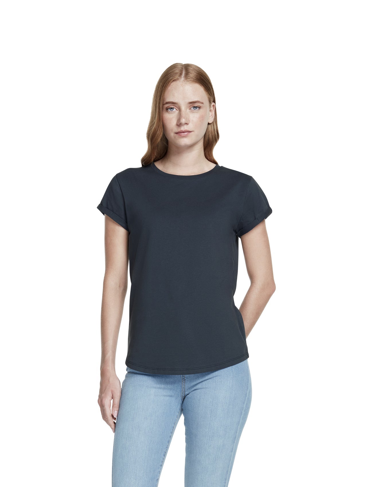 Earth Positive Women's Rolled Sleeve T-shirt