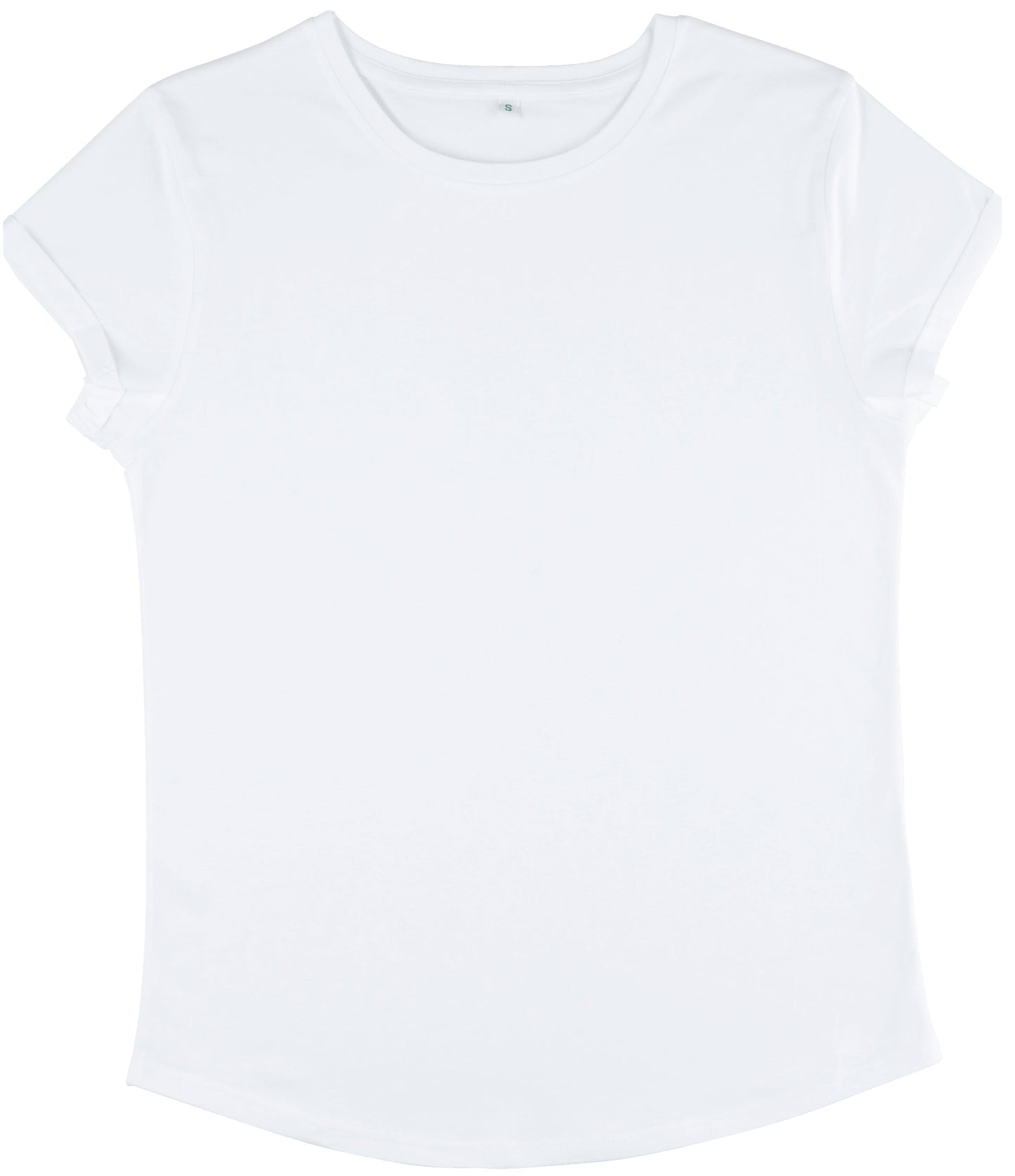 Earth Positive Women's Rolled Sleeve T-shirt - White - XS