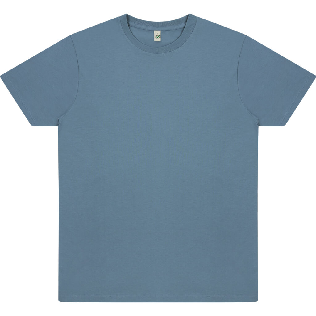 Earth Positive Premium Jersey T-shirt - Blue Dusk - XS