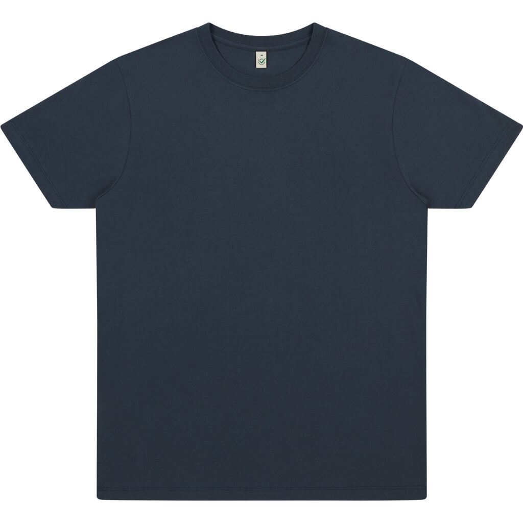 Earth Positive Premium Jersey T-shirt - Denim Blue - XS