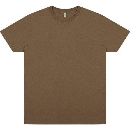 Earth Positive Premium Jersey T-shirt - Faded Brown - XS