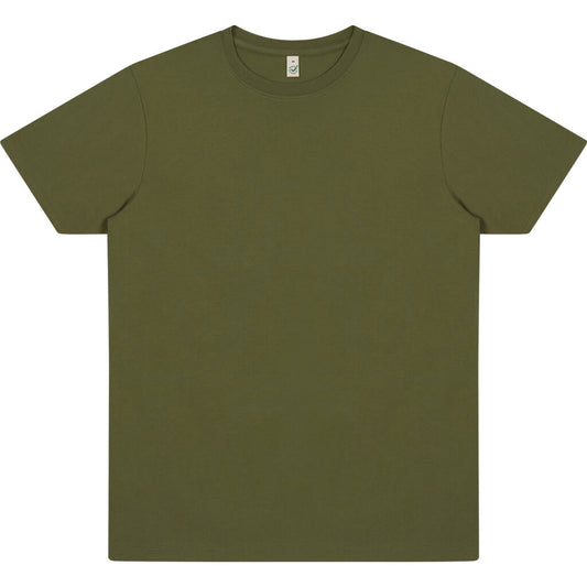 Earth Positive Premium Jersey T-shirt - Forest Green - XS