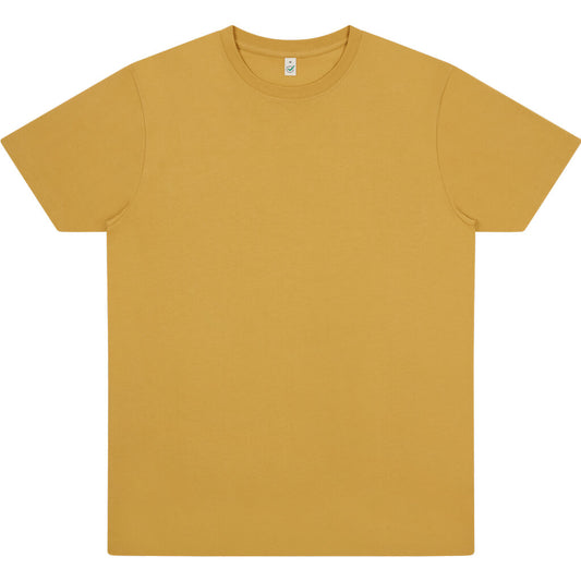 Earth Positive Premium Jersey T-shirt - Faded Mustard - XS