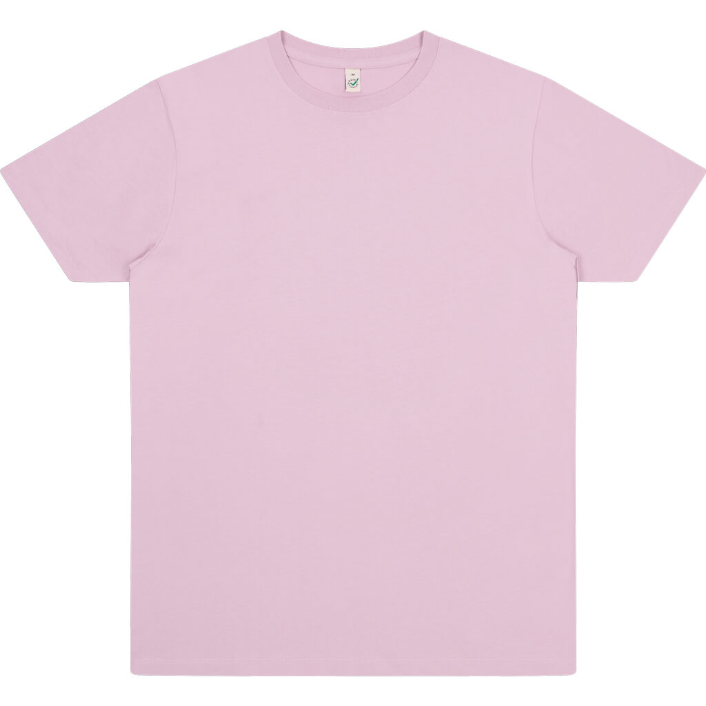 Earth Positive Premium Jersey T-shirt - Faded Pink - S