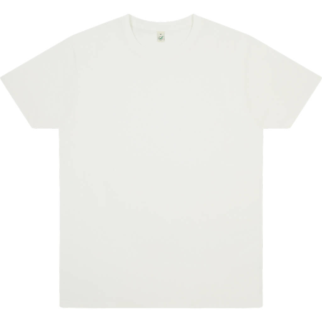 Earth Positive Premium Jersey T-shirt - Faded White - L