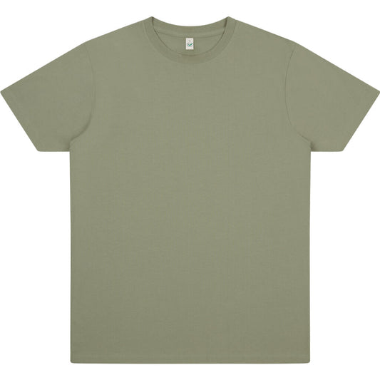 Earth Positive Premium Jersey T-shirt - Light Olive - M