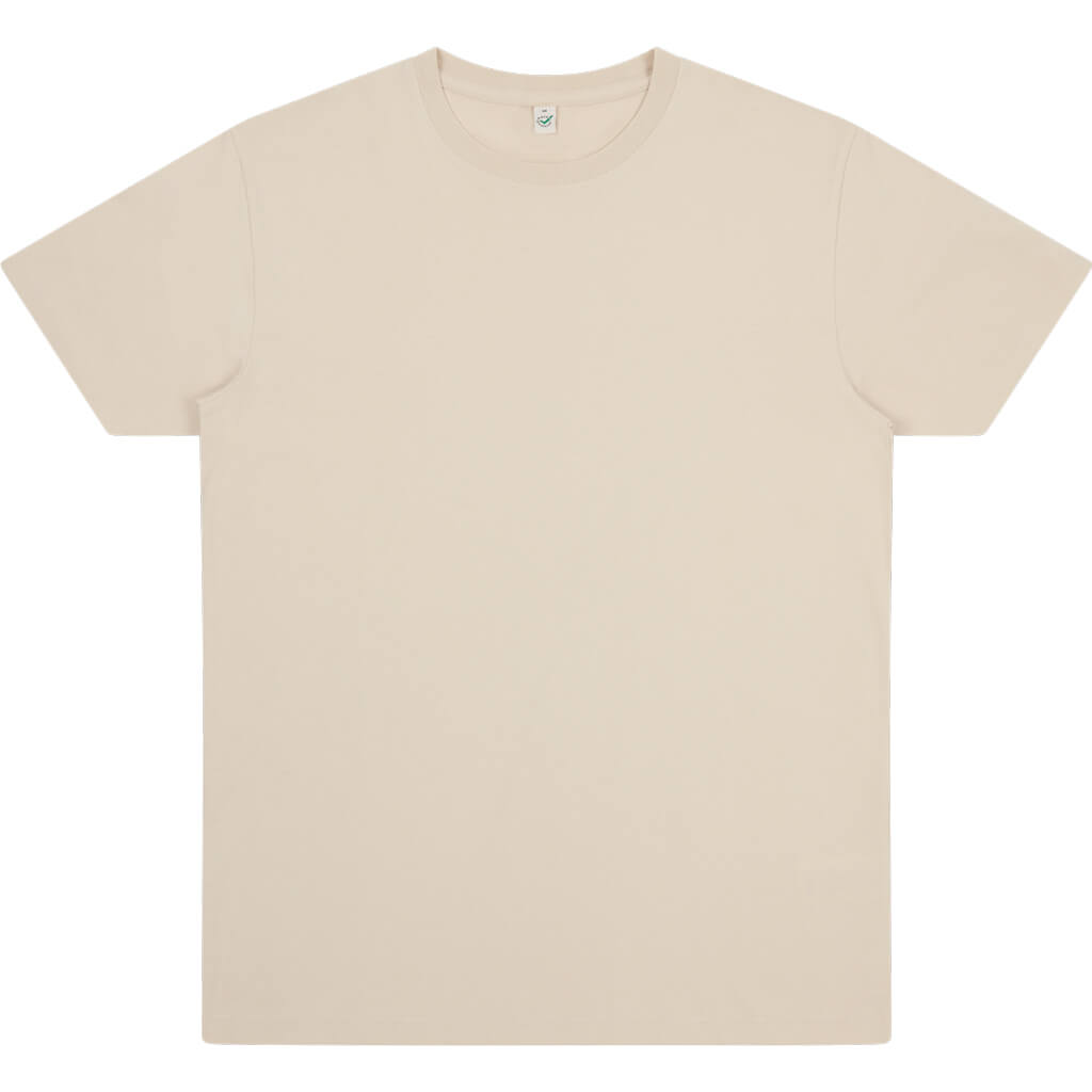 Earth Positive Premium Jersey T-shirt - Light Beige - XS