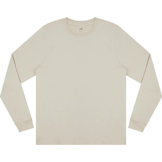 Earth Positive Premium Long Sleeve T-shirt - Bone - M