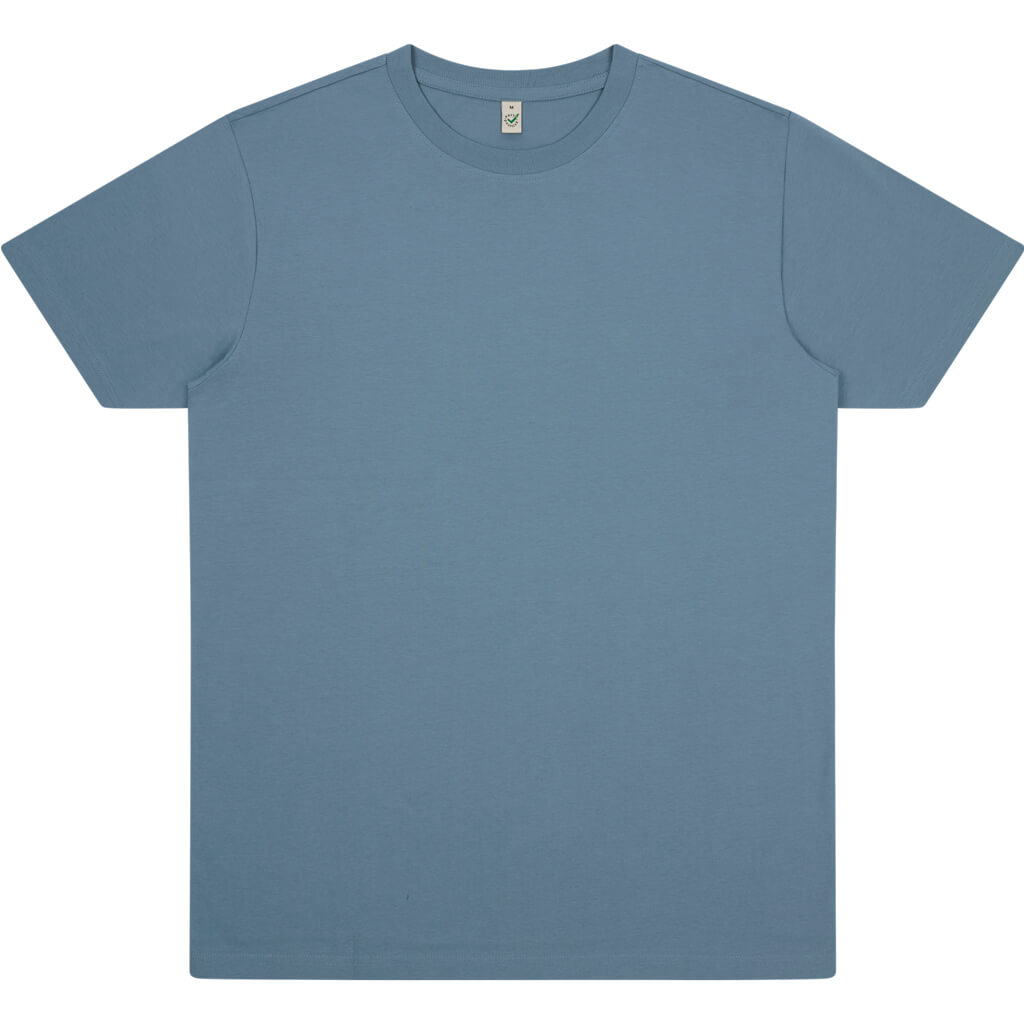 Earth Positive Oversized T-shirt - Blue Dusk - L