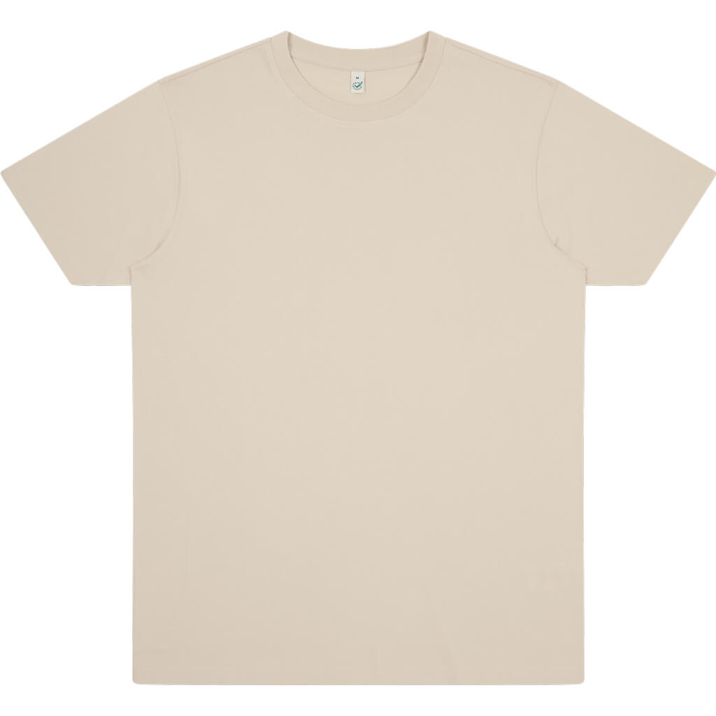 Earth Positive Oversized T-shirt - Light Beige - XS