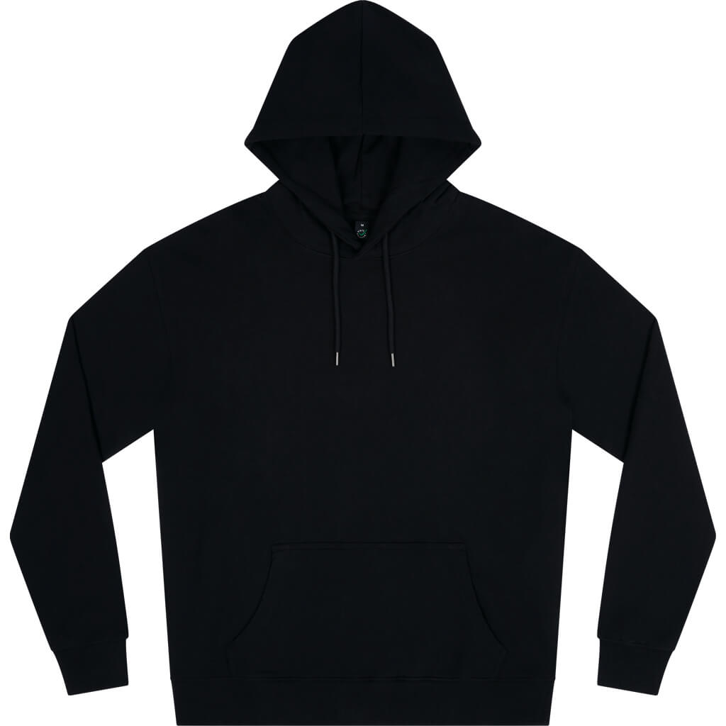 Earth Positive Pullover Hoodie - Black - XS