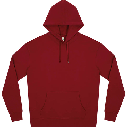 Earth Positive Pullover Hoodie - Cherry Red - XS