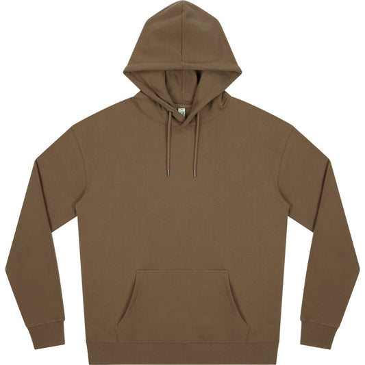 Earth Positive Pullover Hoodie - Faded Brown - XL