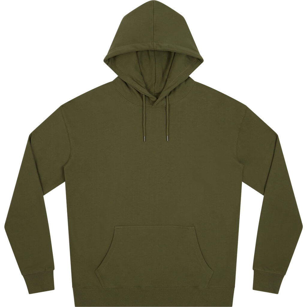 Earth Positive Pullover Hoodie - Forest Green - XS