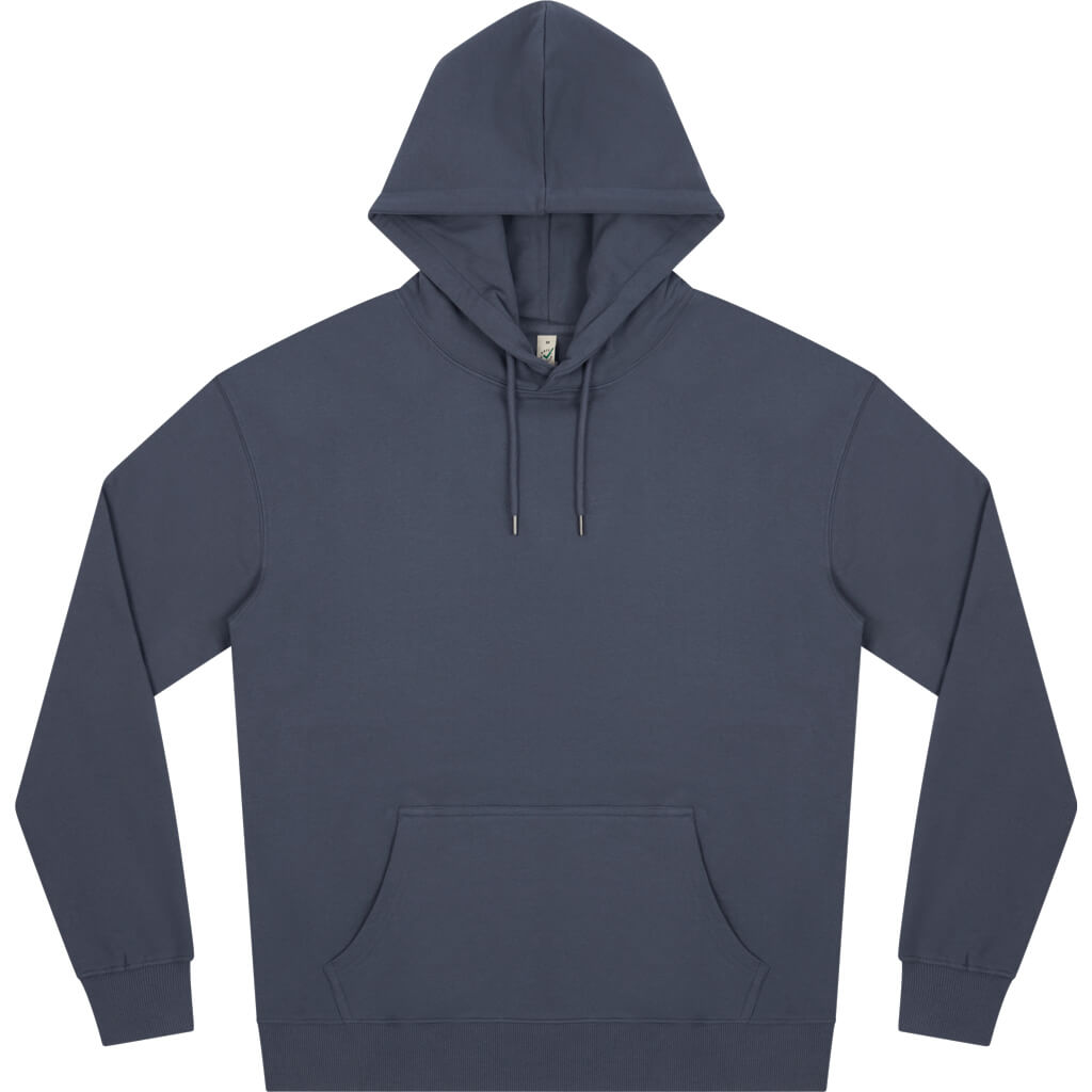 Earth Positive Pullover Hoodie - Faded Navy - M