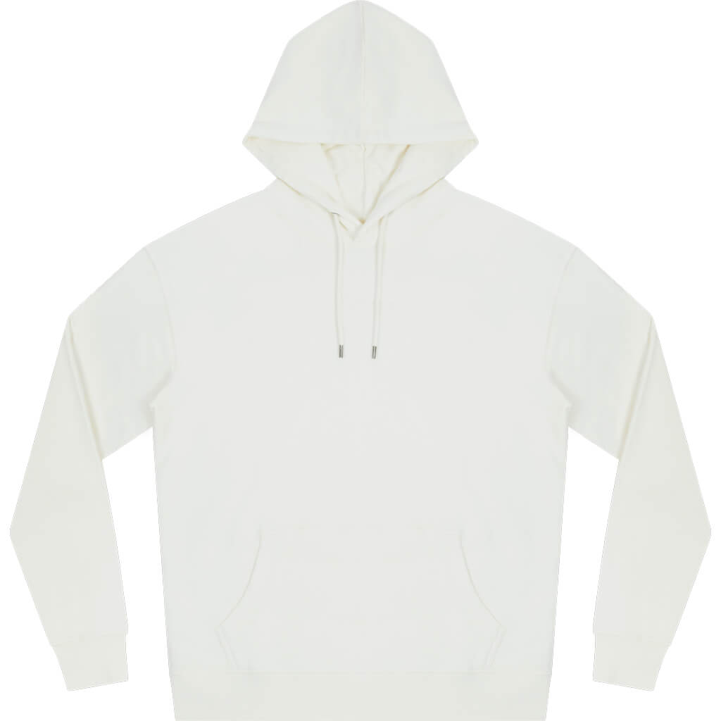 Earth Positive Pullover Hoodie - Faded White - XS