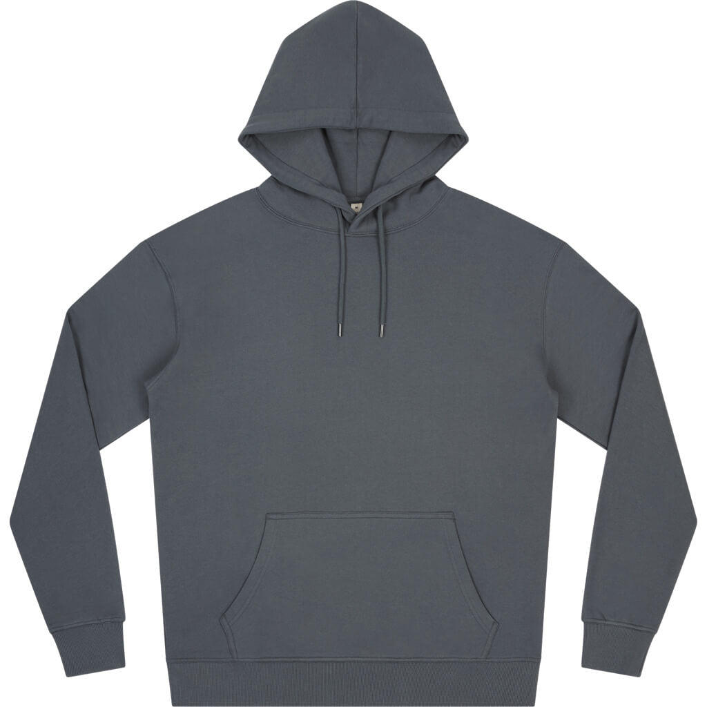 Earth Positive Pullover Hoodie - Light Charcoal - XS