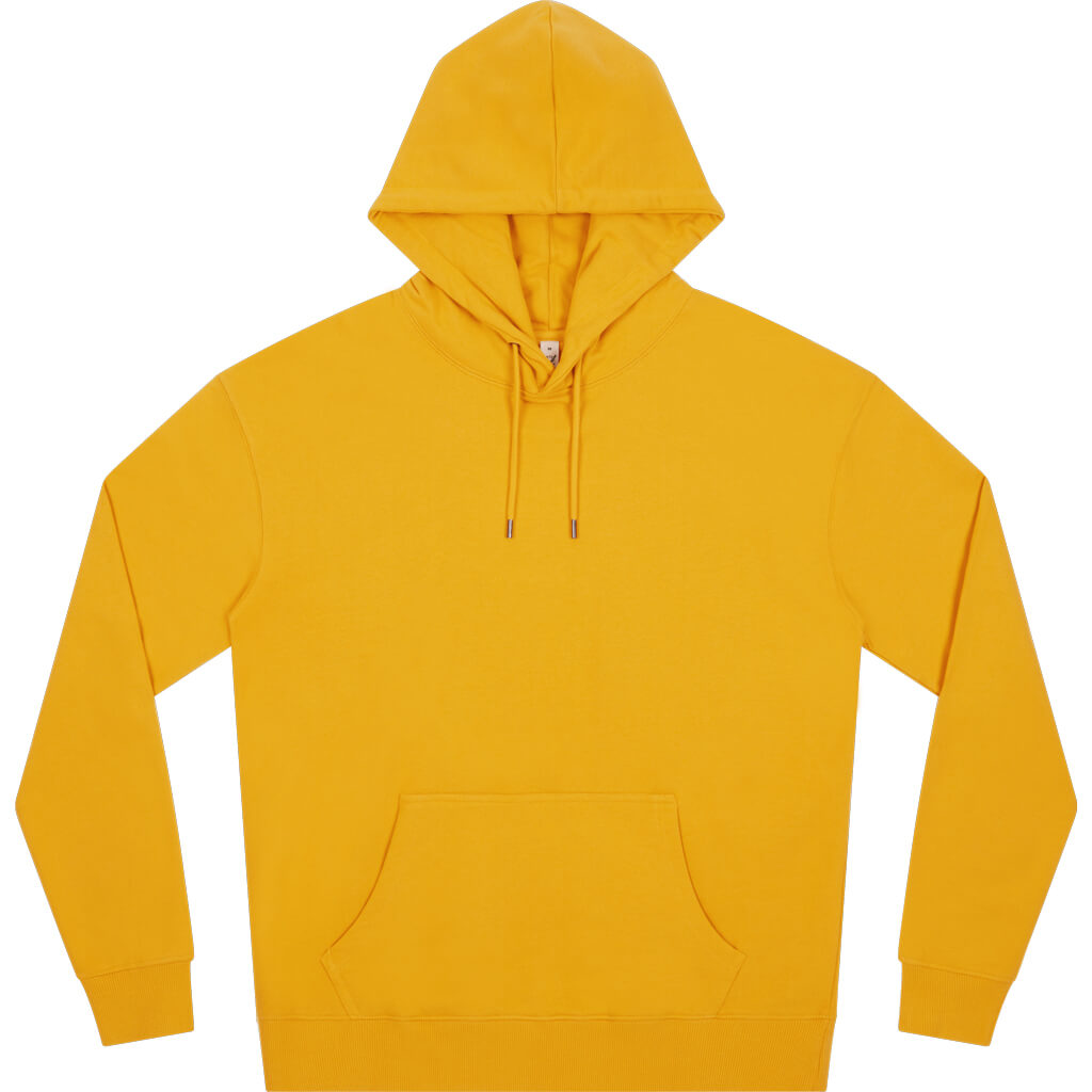 Earth Positive Pullover Hoodie - Burnt Yellow - L