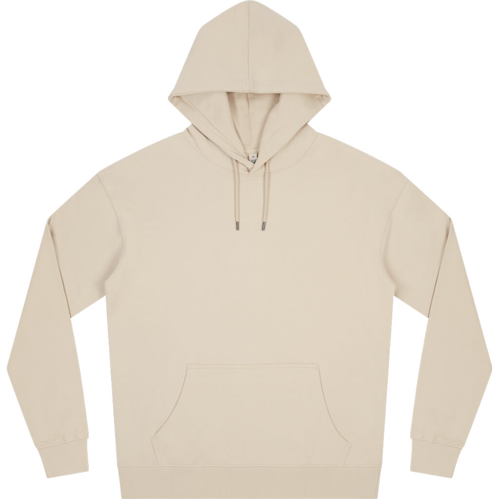 Earth Positive Pullover Hoodie - Light Beige - XS