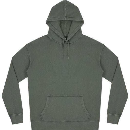 Earth Positive Pullover Hoodie - Stone Washed Green - S