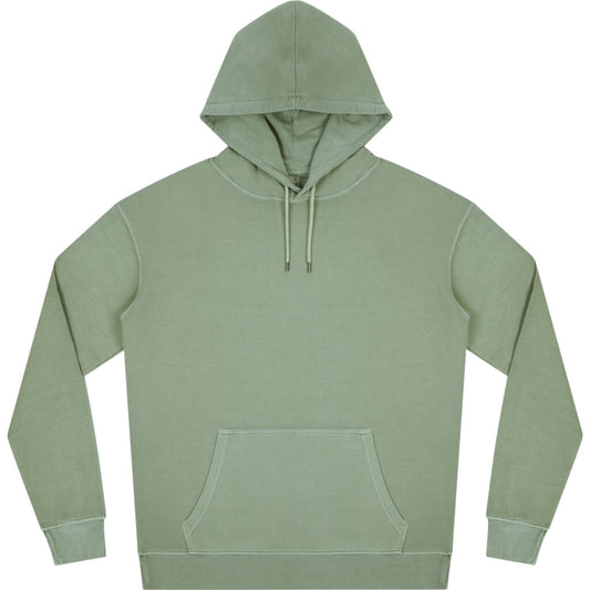 Earth Positive Pullover Hoodie - Stone Washed Sage Green - XS