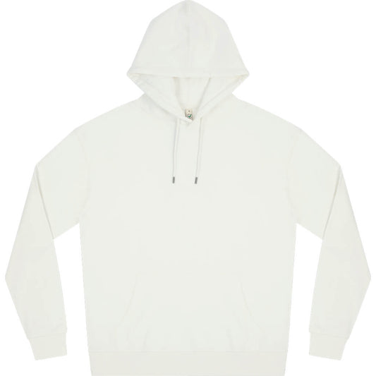 Earth Positive Pullover Hoodie - Stone Washed White - S