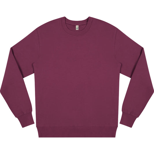 Earth Positive Sweatshirt - Faded Burgundy - S