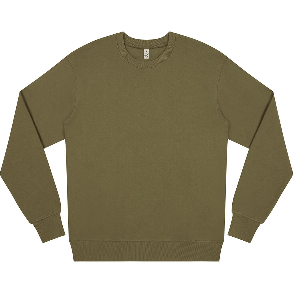 Earth Positive Sweatshirt - Faded Khaki - 2XL