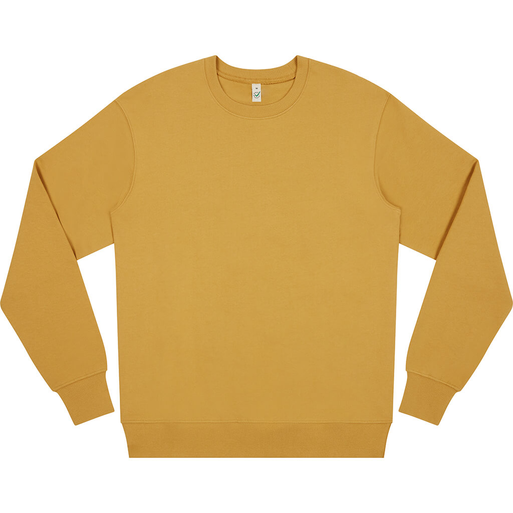 Earth Positive Sweatshirt - Faded Mustard - L