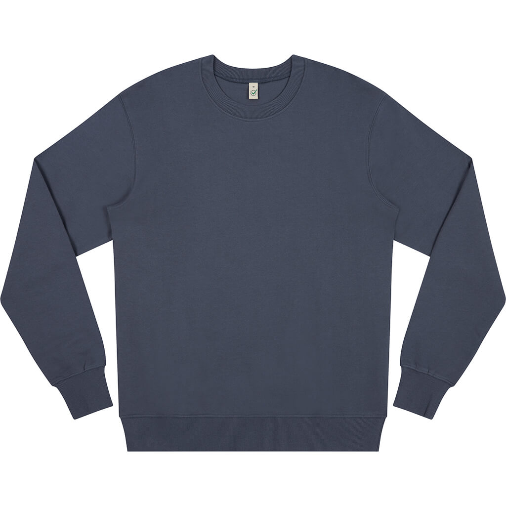 Earth Positive Sweatshirt - Faded Navy - L