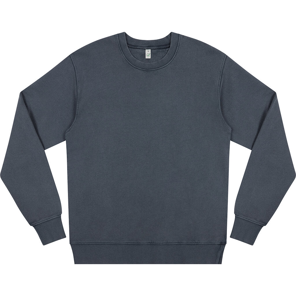 Earth Positive Sweatshirt - Stone Washed Denim - L