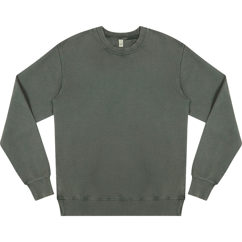 Earth Positive Sweatshirt - Stone Washed Green - 3XL