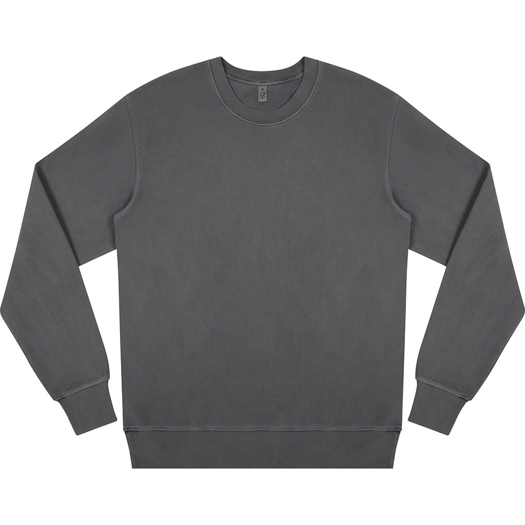 Earth Positive Sweatshirt - Stone Washed Grey - L