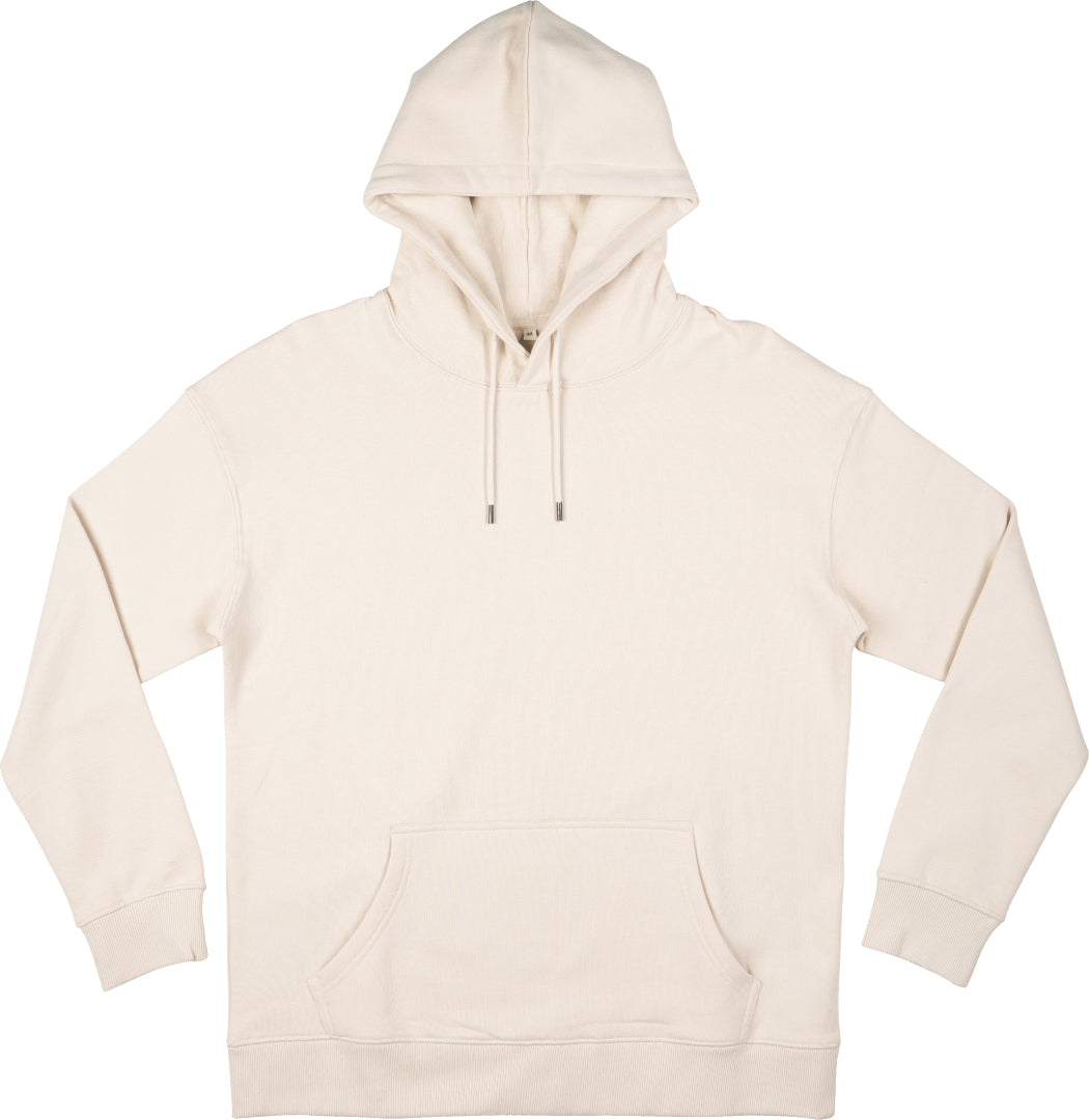 Earth Positive Heavy Pullover Hoodie - Light Beige - S