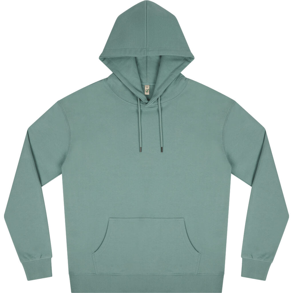 Earth Positive Heavy Pullover Hoodie - Slate Green - XL