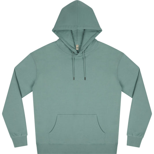 Earth Positive Heavy Pullover Hoodie - Slate Green - 2XL