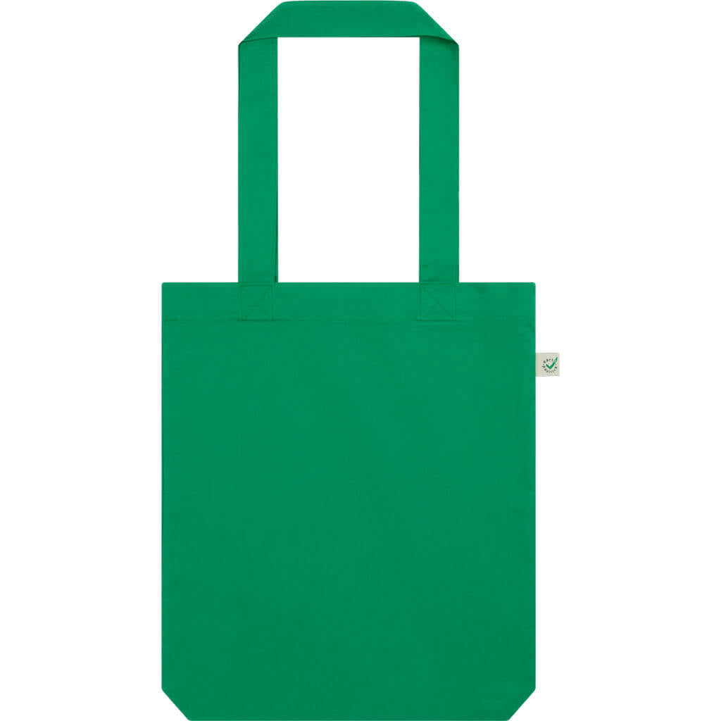 Earth Positive Fashion Tote Bag - Kelly Green - ONE SIZE